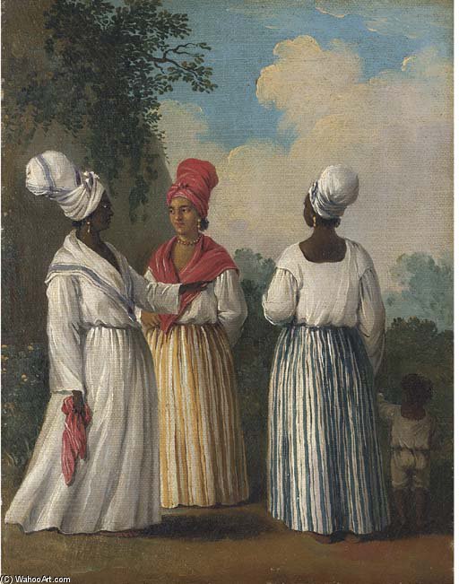 Free Women Of Dominica With A Child — Agostino Brunias