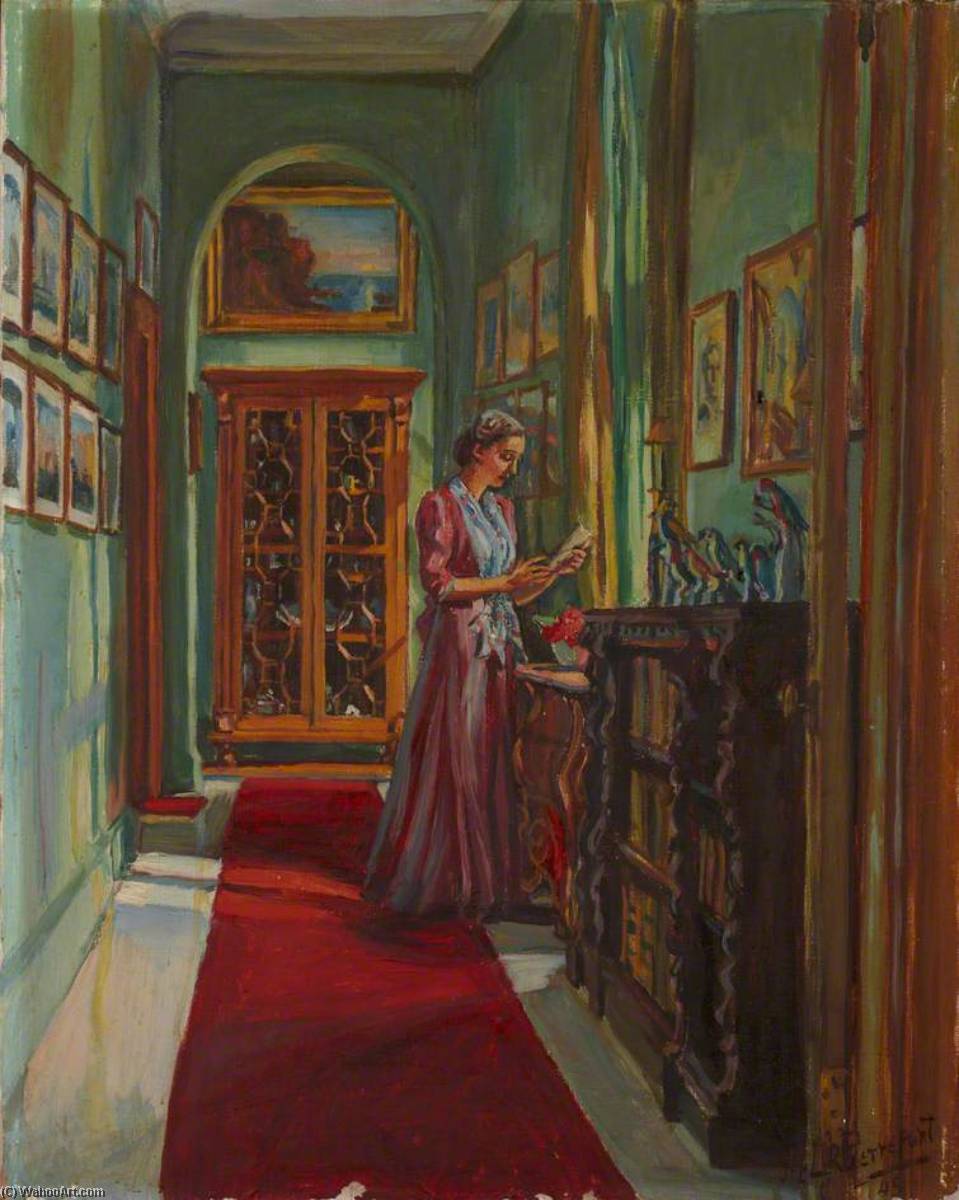 Lady Reading A Letter — Marie Louise Roosevelt Pierrepont