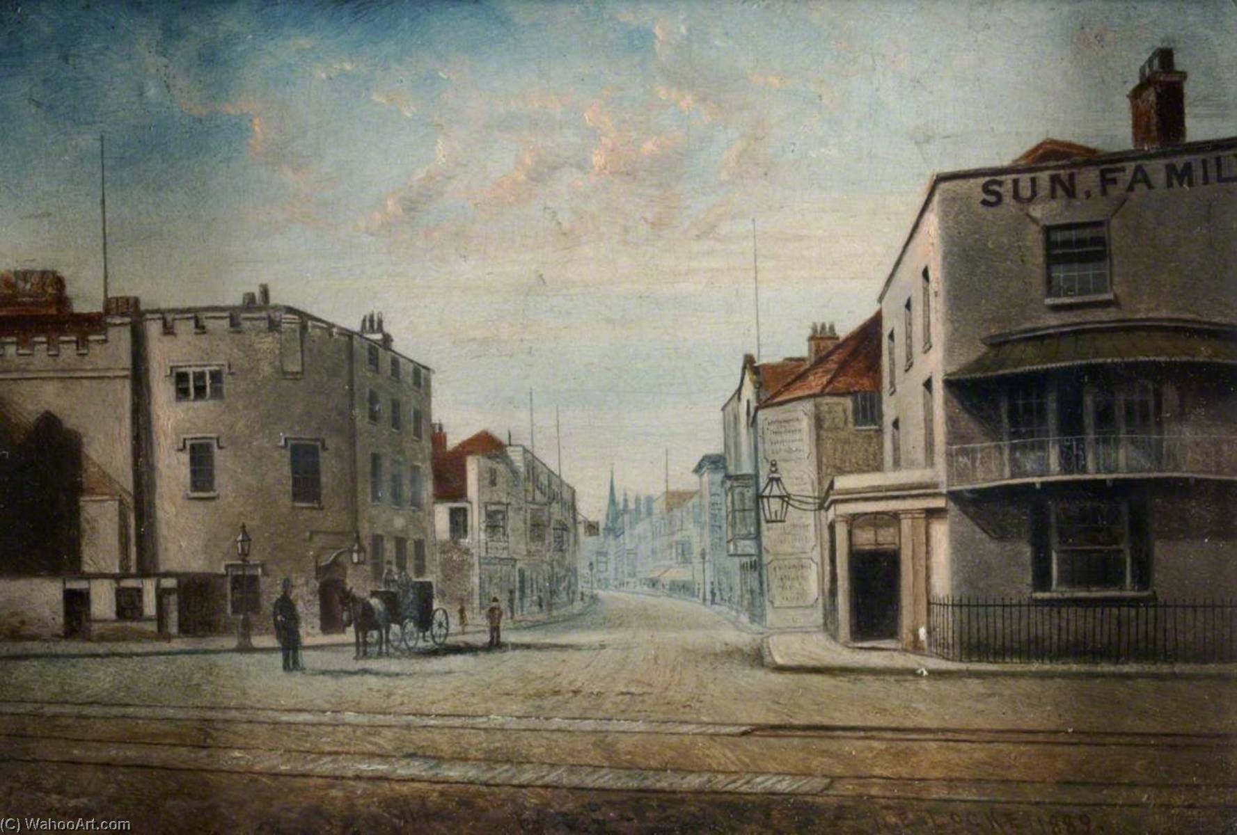 High Street, Southampton, Looking From The Quay — Henry Edward Locke