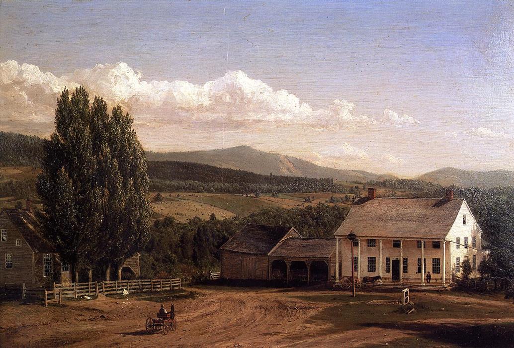 View In Pittsford, Vt. — Frederic Edwin Church