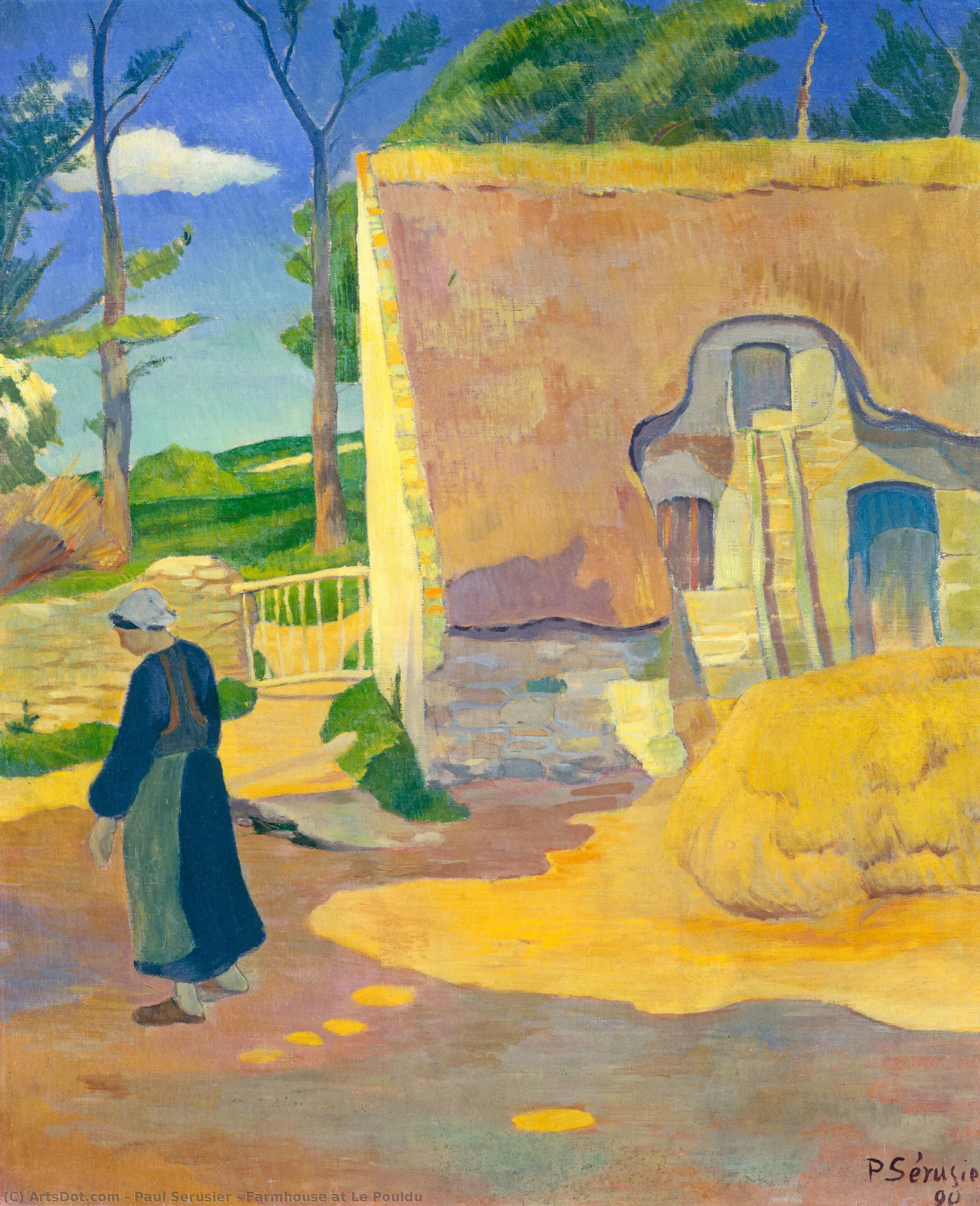 Farmhouse At Le Pouldu — Paul Sérusier