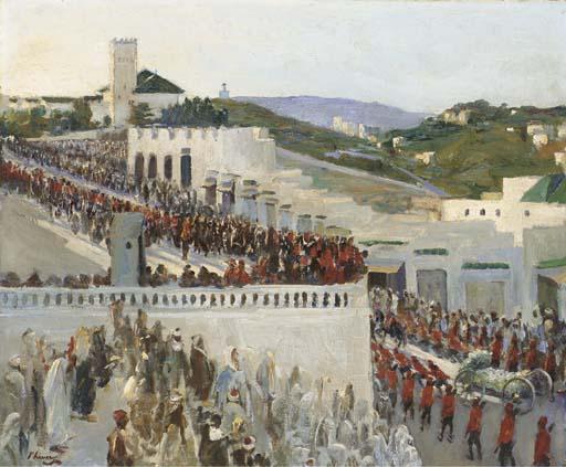 The Funeral Procession Of Kaid Maclean — Sir John Lavery