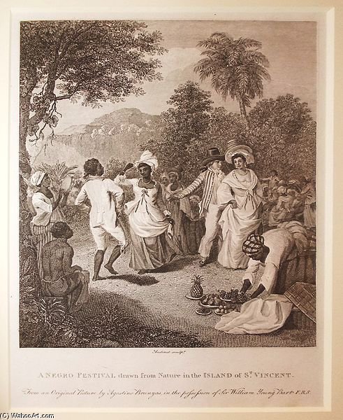 A Negro Festival Drawn From Nature In The Island Of St Vincent — Agostino Brunias