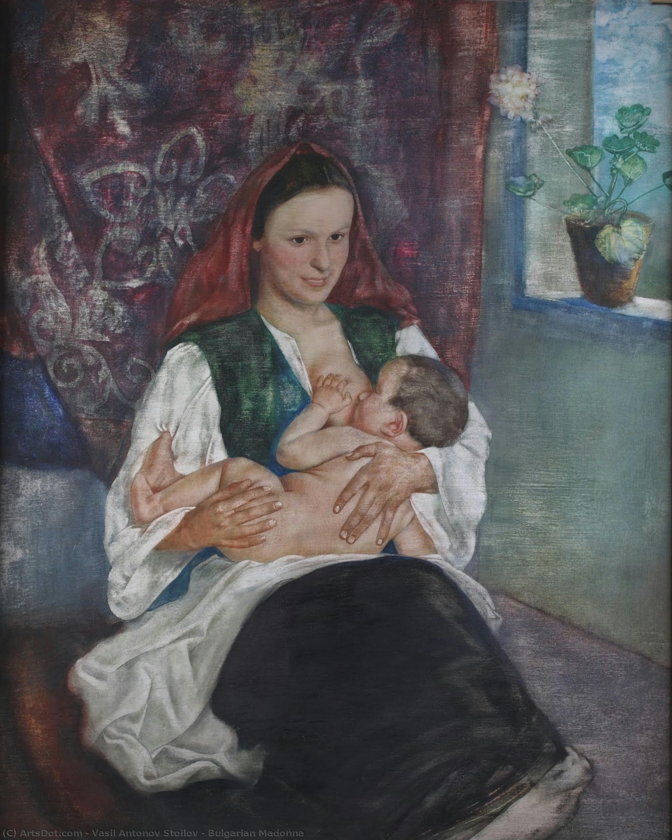 Bulgarian Madonna — Vasil Antonov Stoilov