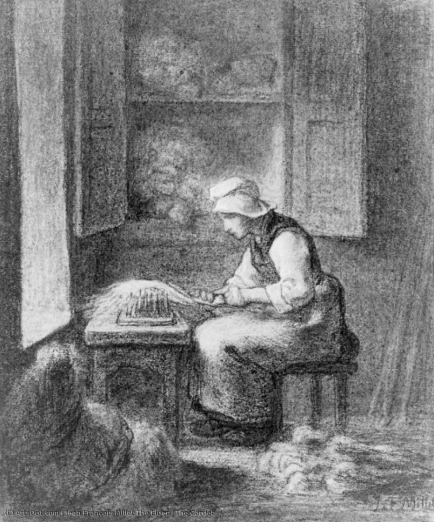 The Carder — Jean François Millet The Elder