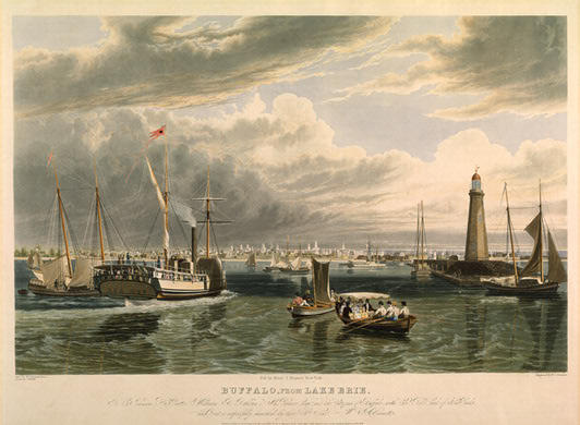 Buffalo, From Lake Erie — William James Bennett
