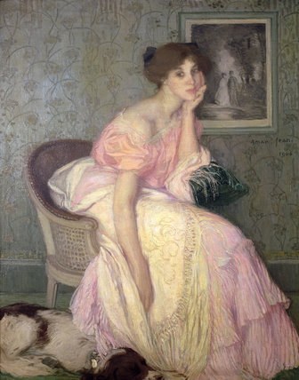 Portrait Of A Young Woman — Edmond-françois Aman-jean