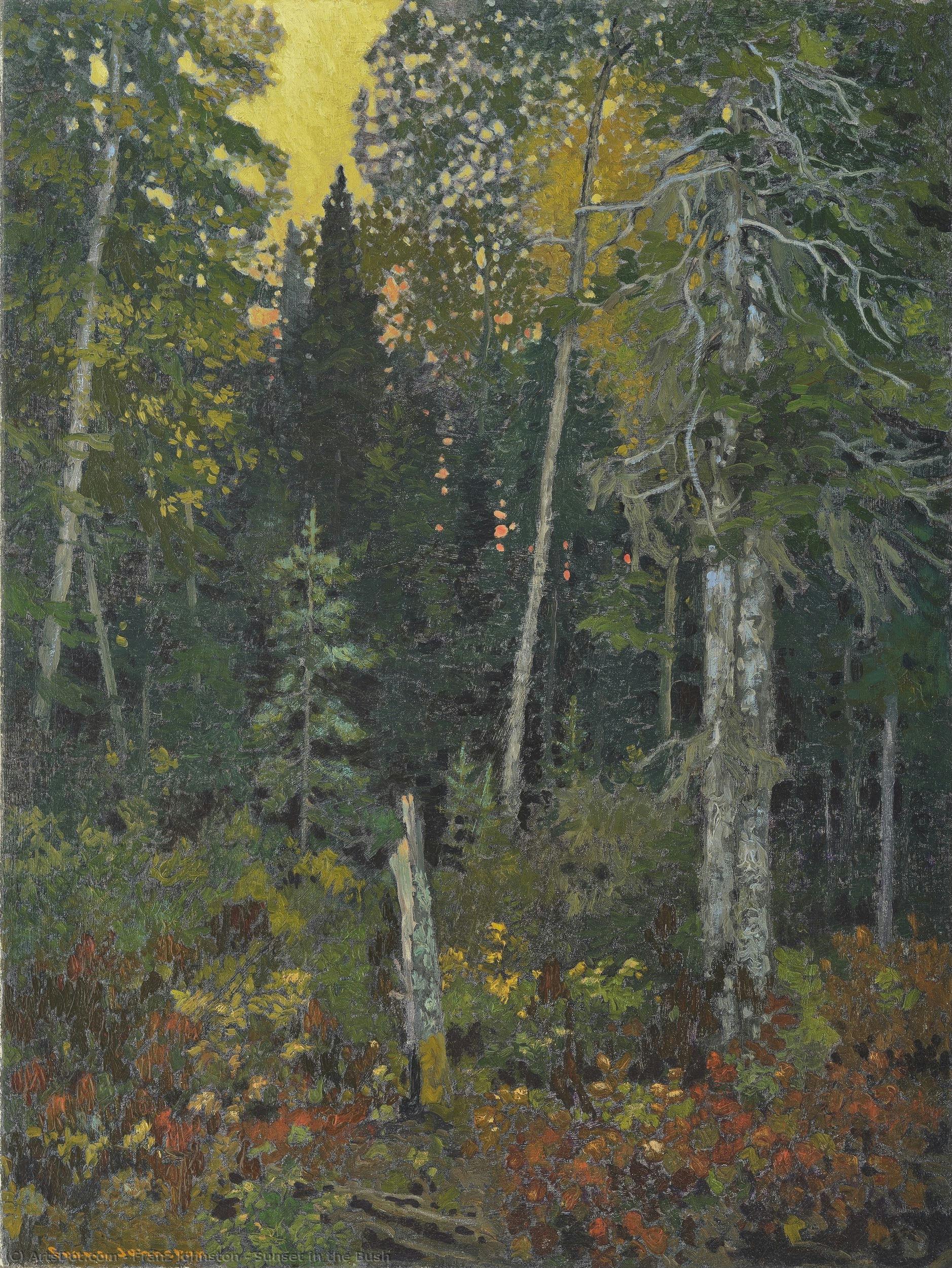 Sunset In The Bush — Franz Johnston