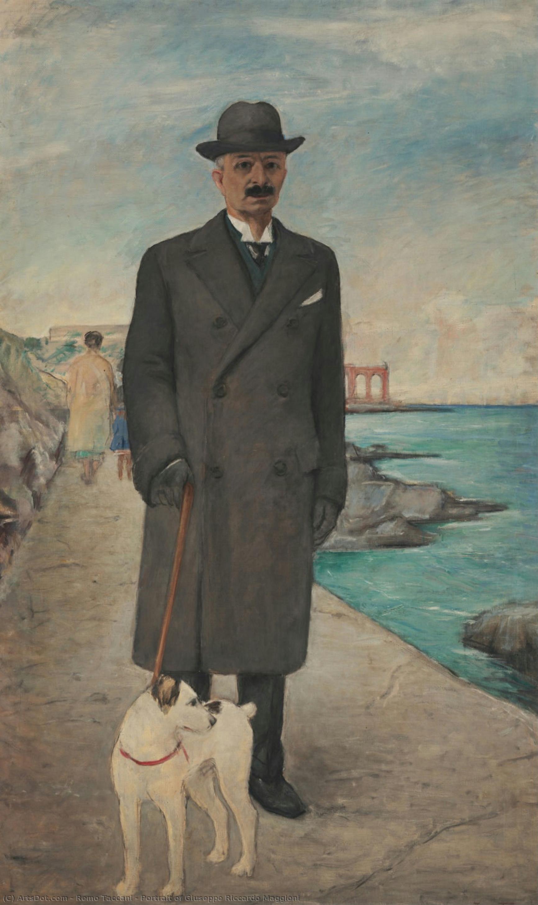 Portrait Of Giuseppe Riccardo Maggioni — Remo Taccani