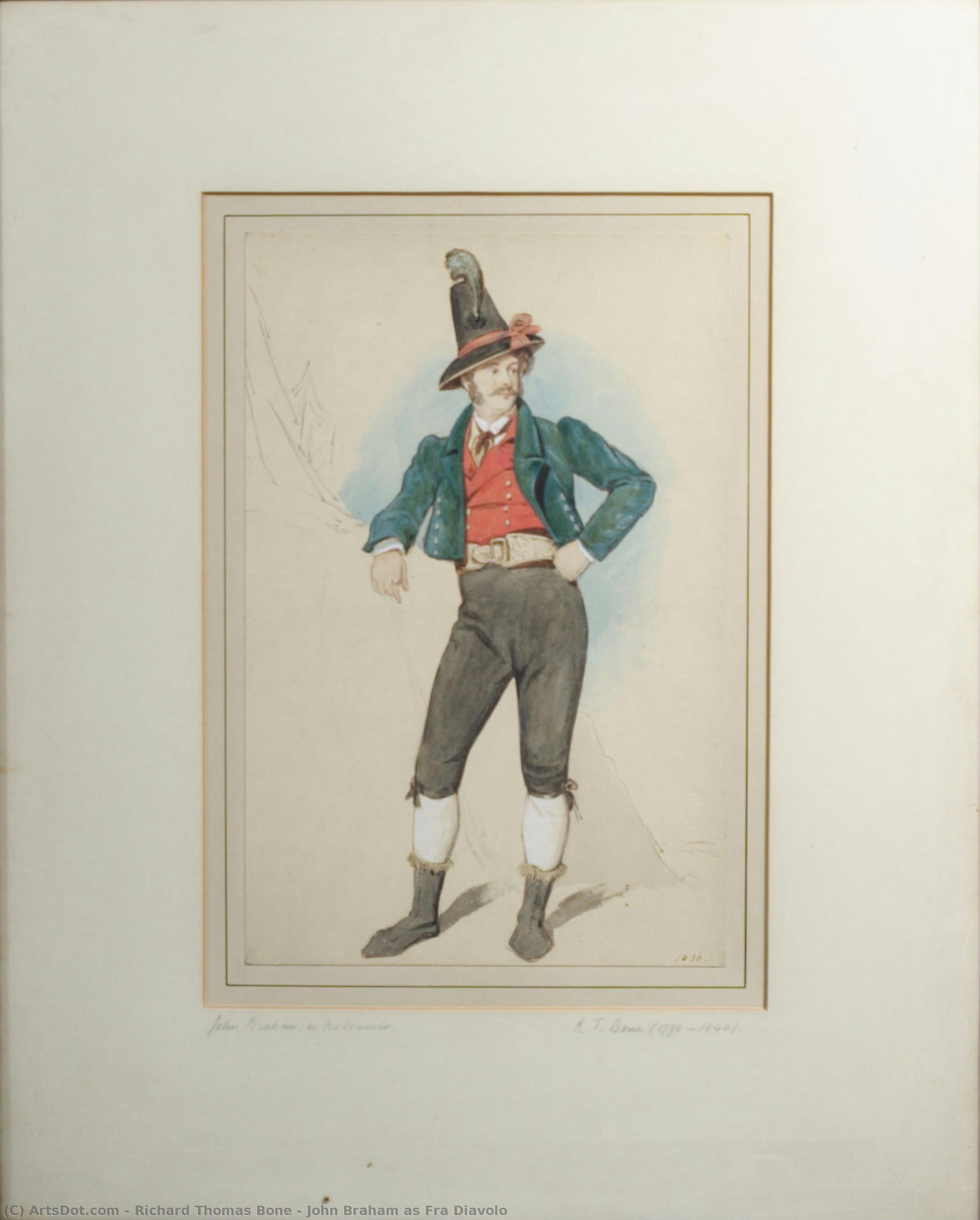John Braham As Fra Diavolo — Richard Thomas Bone