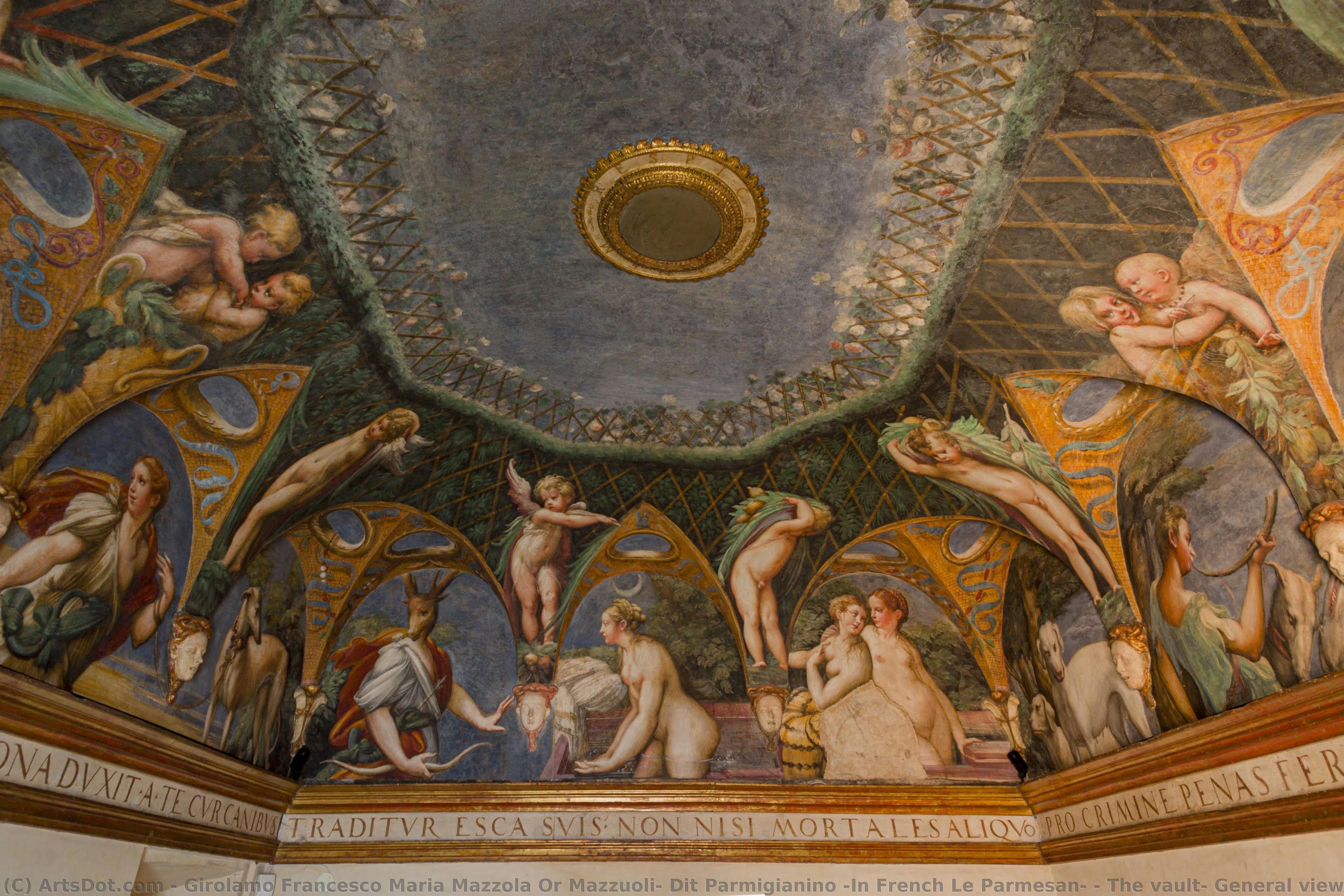 The Vault- General View — Girolamo Francesco Maria Mazzola Or Mazzuoli, Dit Parmigianino (in French Le Parmesan)