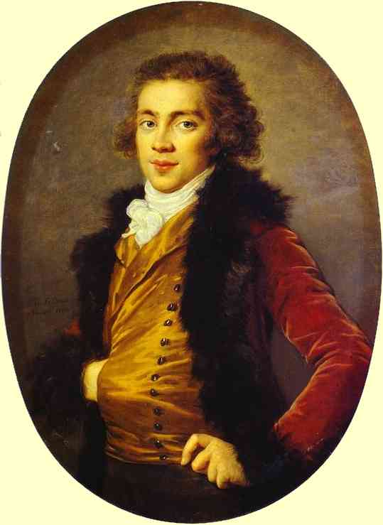 Portrait Of Baron Grigory Alexandrovich Stroganoff — Louise Élisabeth Vigée Le Brun