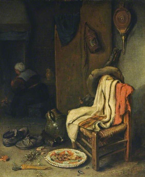 Domestic Interior With Still Life — Esaias Boursse