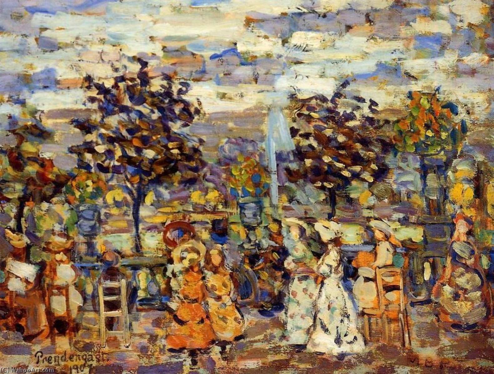 In The Luxembourg Gardens — Maurice Brazil Prendergast