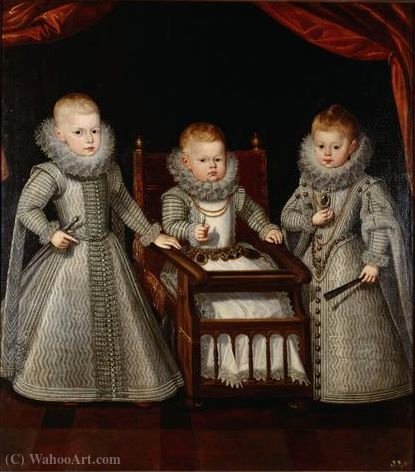 The Children Of Philip Iii Of Spain — Bartolomé González Y Serrano