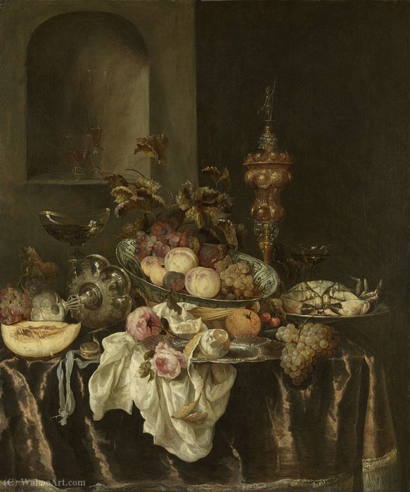 Still Life (1640) (126 X 106) (amsterdam, The State Museum) — Abraham Hendricksz. Van Beyeren