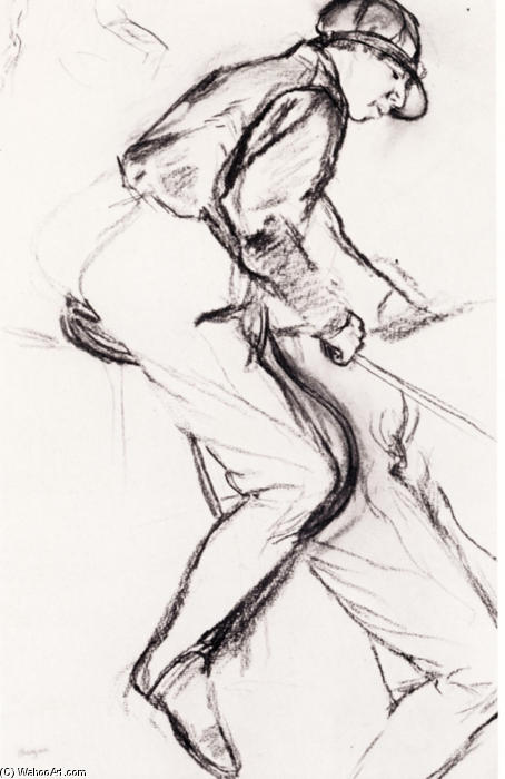 Jockey — Edgar Degas