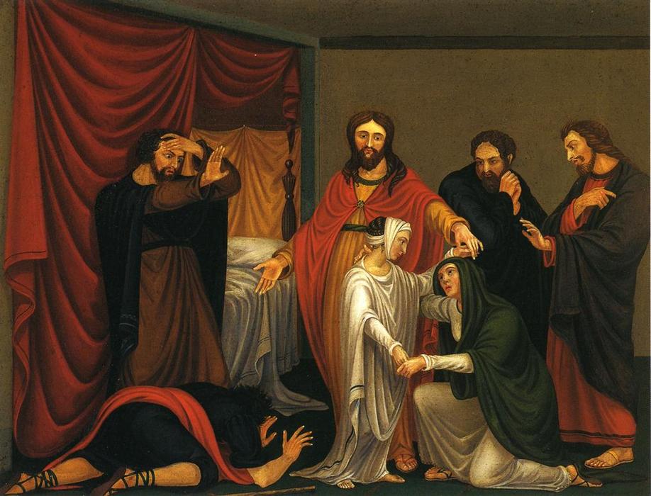 Christ Raising The Daughter Of Jairus — William Sidney Mount