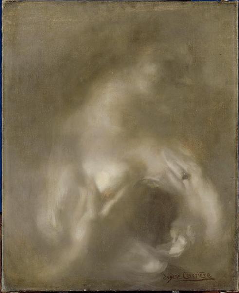 Femme Aux Seins Nus. La Nature — Eugène Anatole Carrière