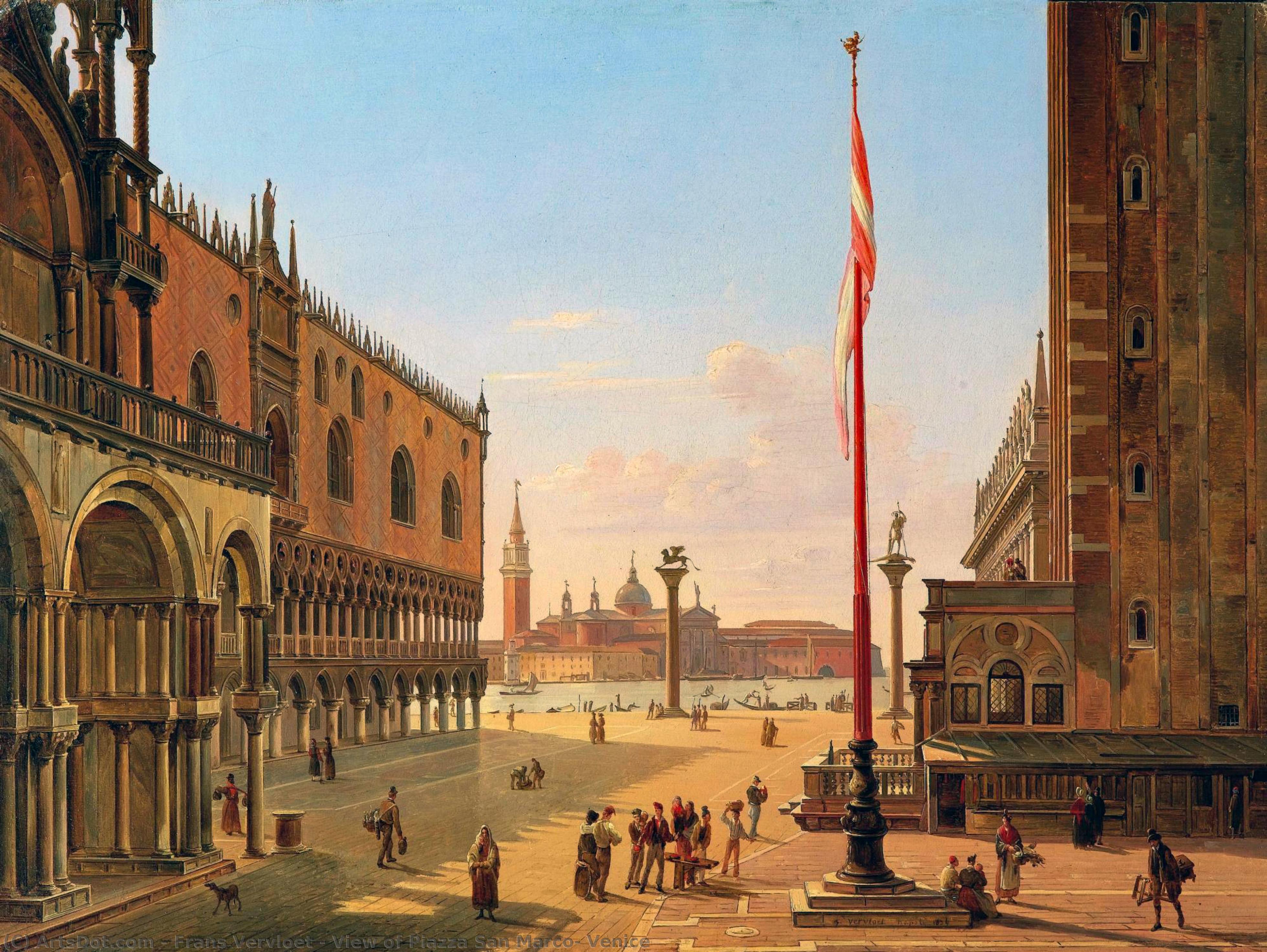 View Of Piazza San Marco, Venice — Frans Vervloet