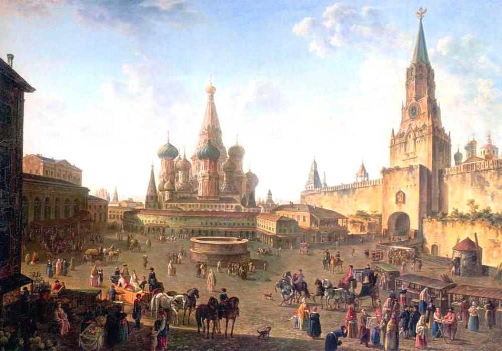 The Red Square In Moscow — Fedor Yakovlevich Alekseev