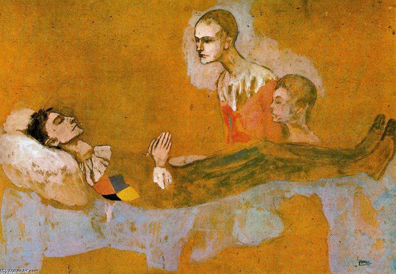 Death Of The Harlequin — Pablo Picasso