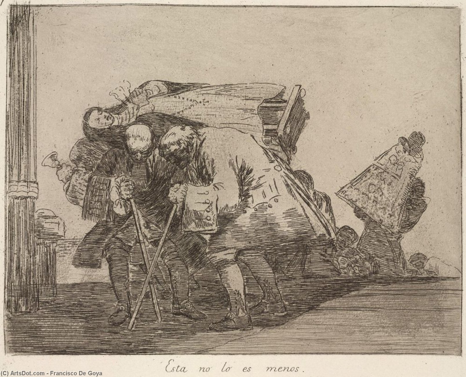 Esta No Lo Es Menos — Francisco José De Goya Y Lucientes