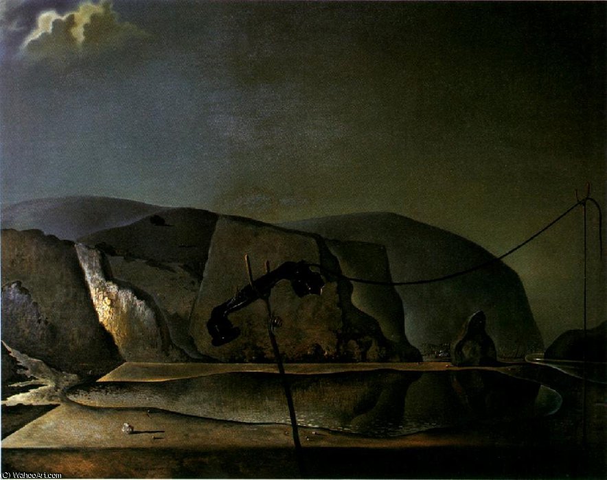 Dalí Mountain Lake,1938, — Salvador Dalí