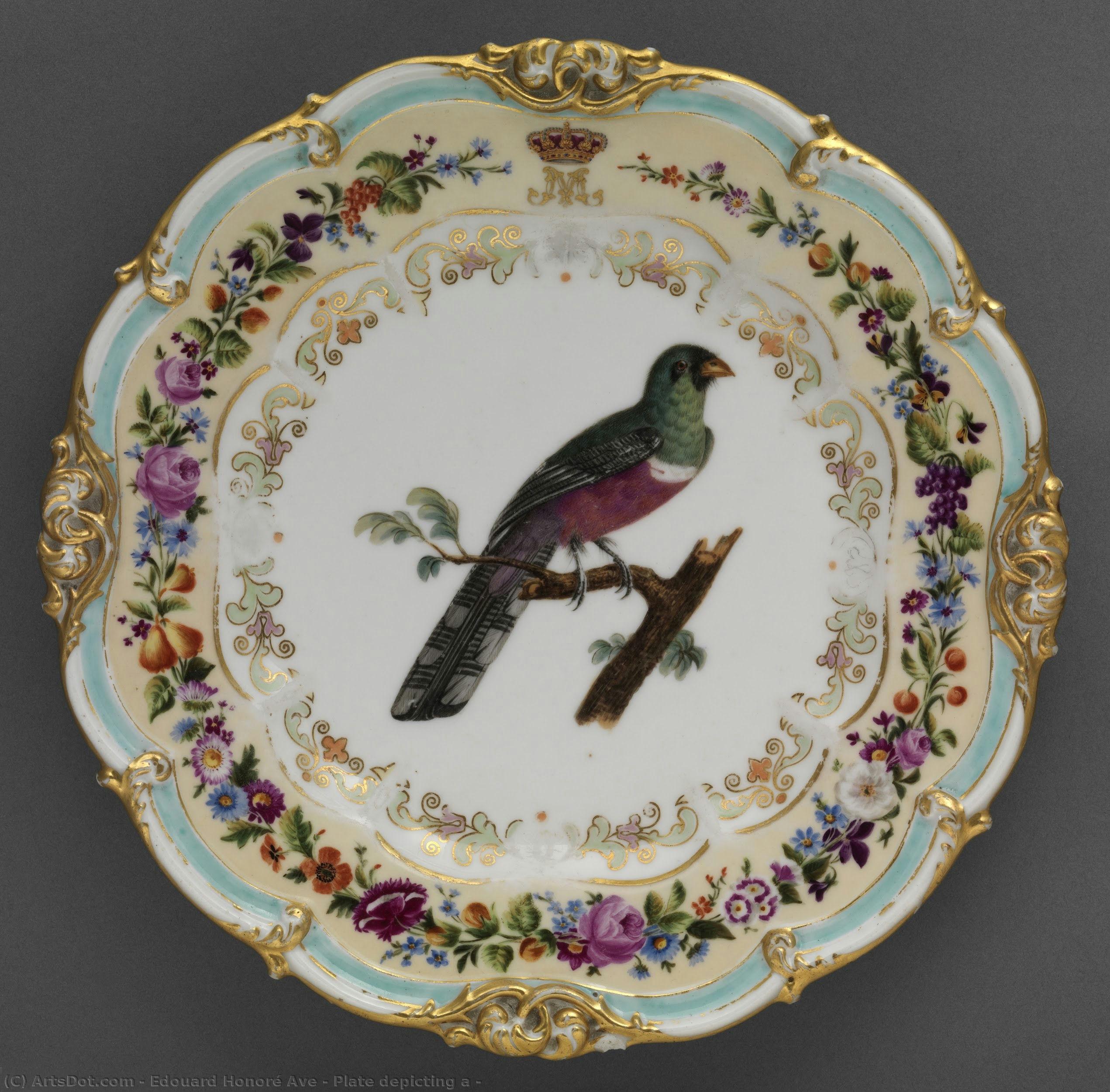Plate Depicting A — Эдуар Оноре Аве