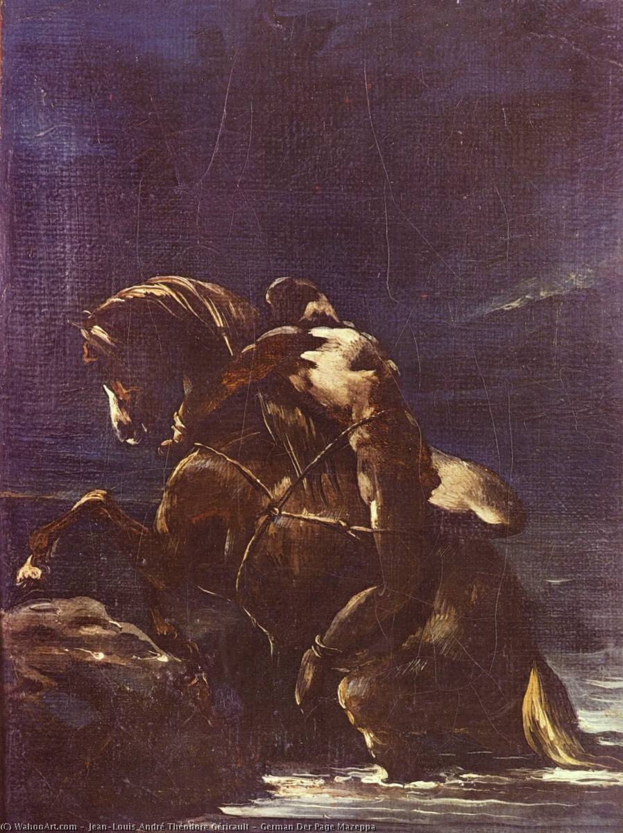 German Der Page Mazeppa — Théodore Géricault