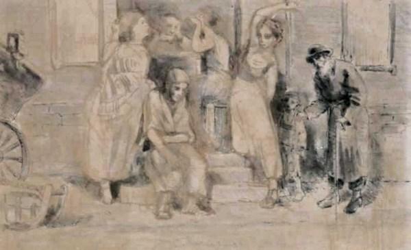 In A Jewish Shop — Jacek Malczewski