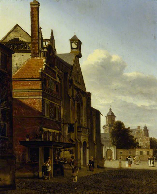 A Square In A Dutch Town — ヤン・ファン・デル・ヘイデン
