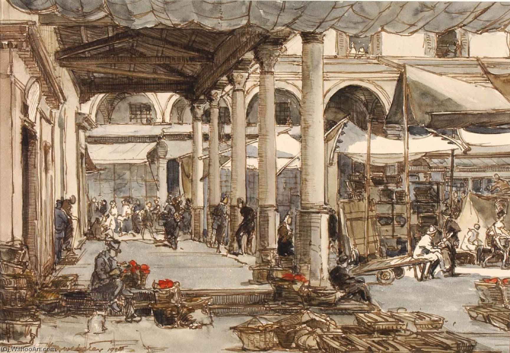 Fruit Market, Venice — Herman Armour Webster