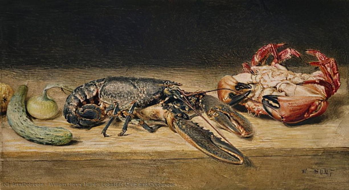 Lobster, Crab And Cucumber — Уильям Генри Хант