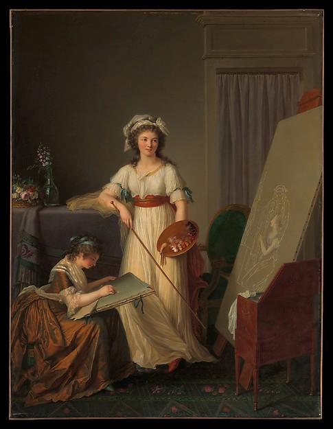 The Interior Of An Atelier Of A Woman Painter — Marie Victoire Lemoine
