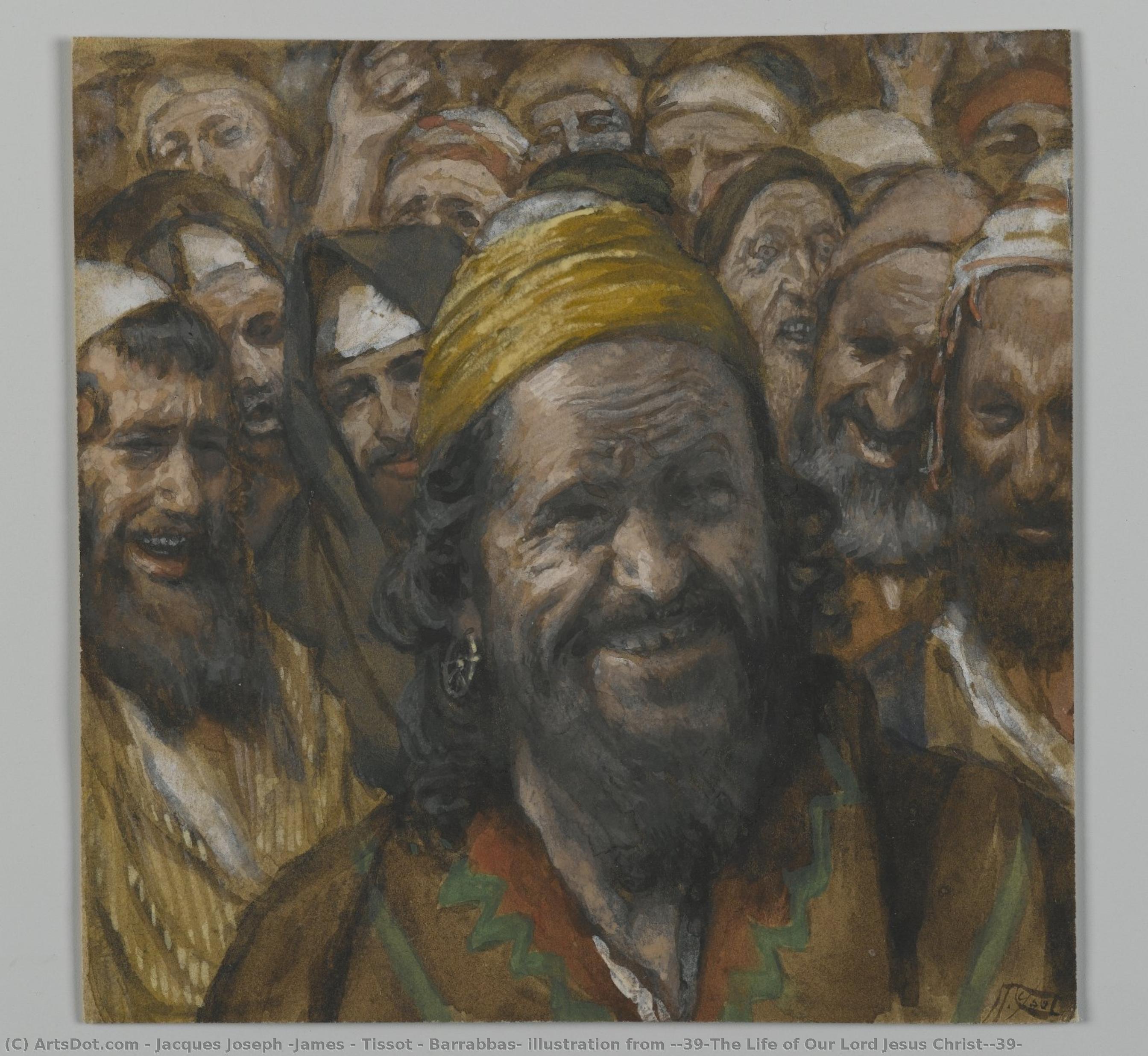Barrabbas, Illustration From 'the Life Of Our Lord Jesus Christ' — Jacques Joseph Tissot