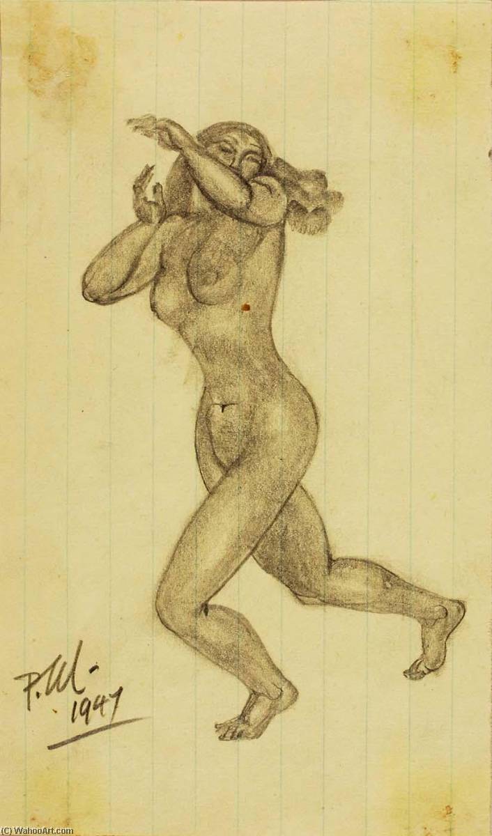 (running Female Nude) — ポール・マンシップ