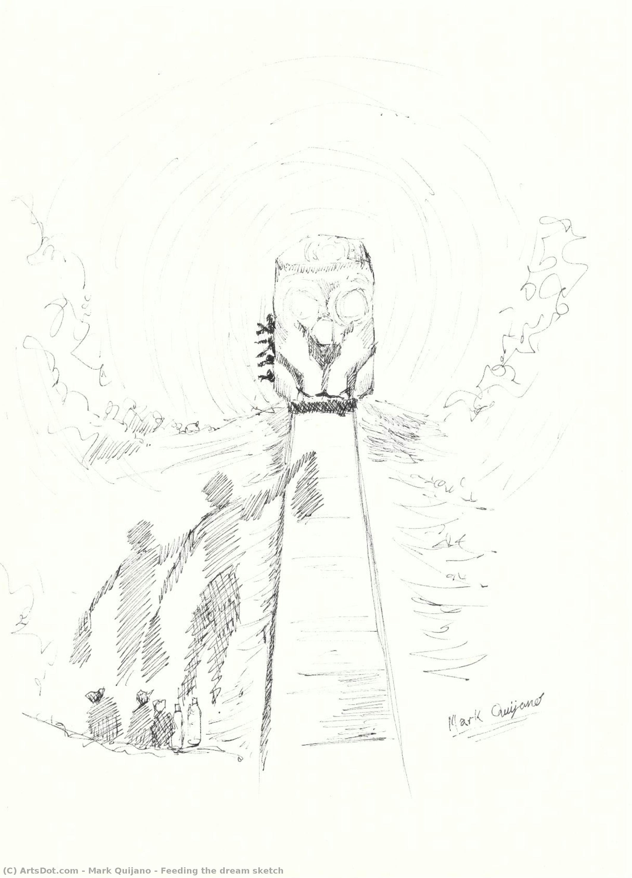 Feeding The Dream Sketch — Mark Quijano