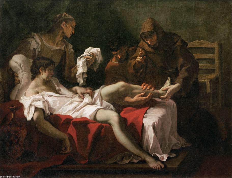St Anthony Of Padua Healing A Youth — Себастијано Ричи