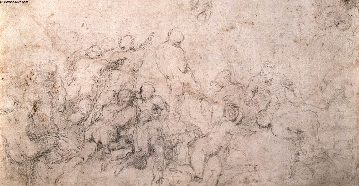 Estudio Para La Batalla De Cascina — Miguel Ángel