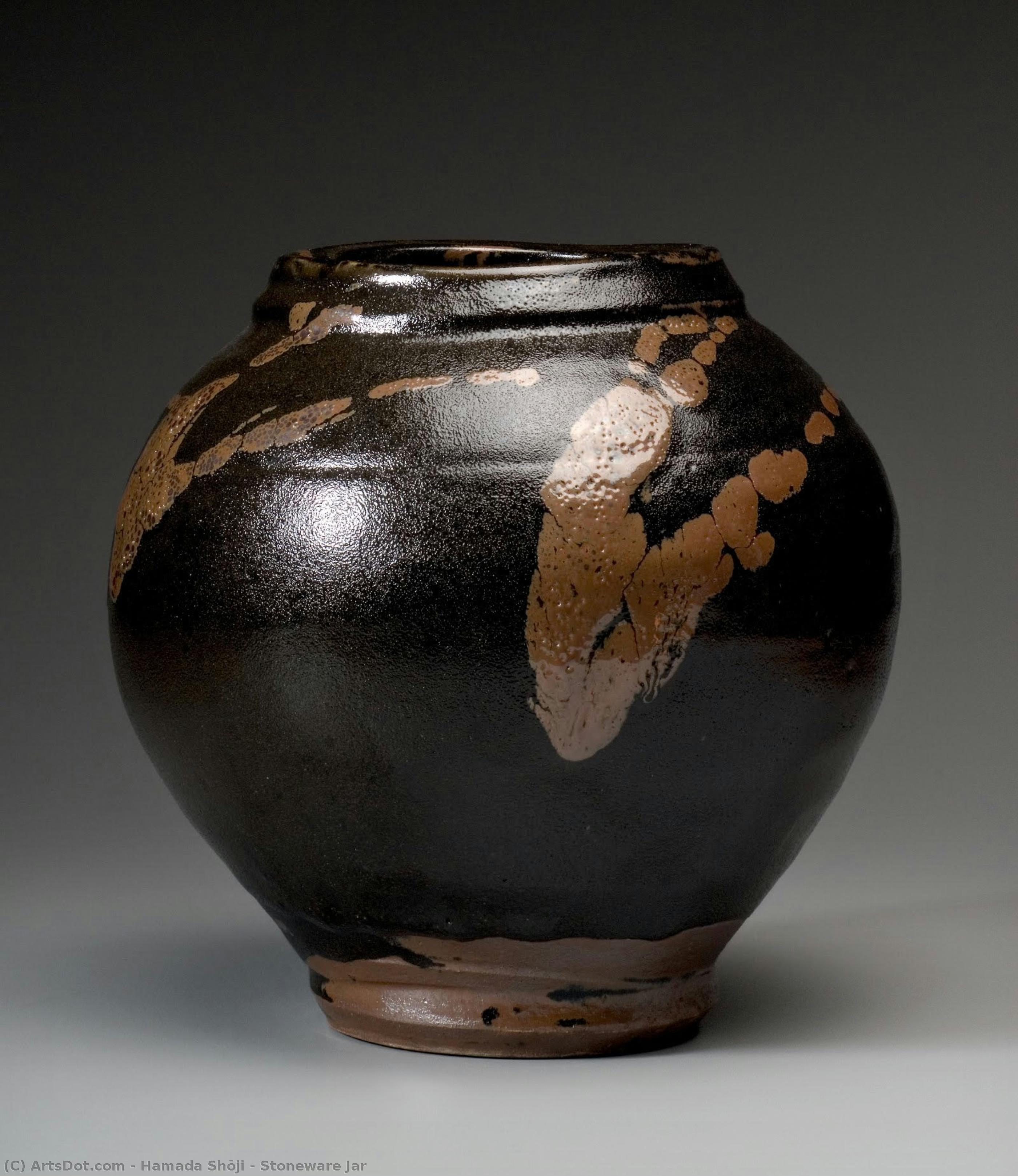 Jarrón De Cerámica — Hamada Shōji