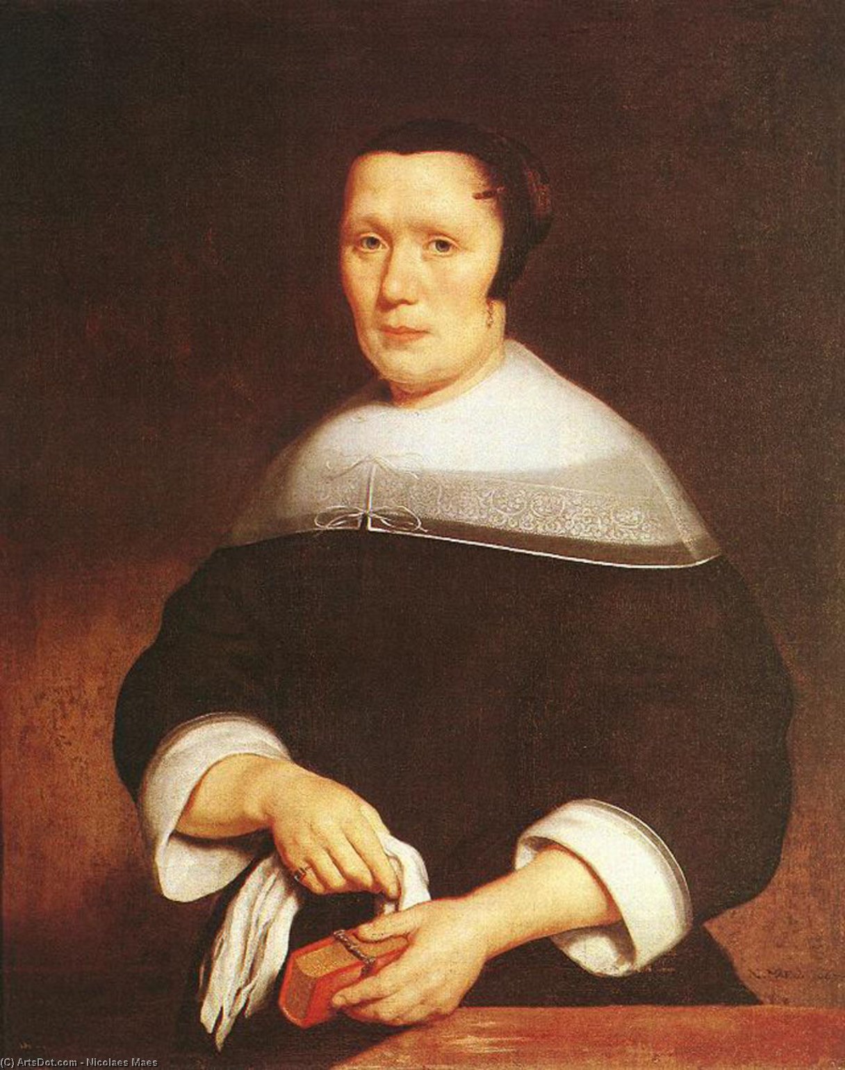 Portrait Of A Woman — Nicolaes Maes