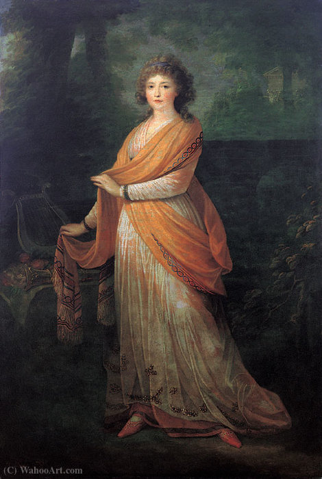 Portrait Of Varvara Golytsyna — Friedrich Heinrich Füger