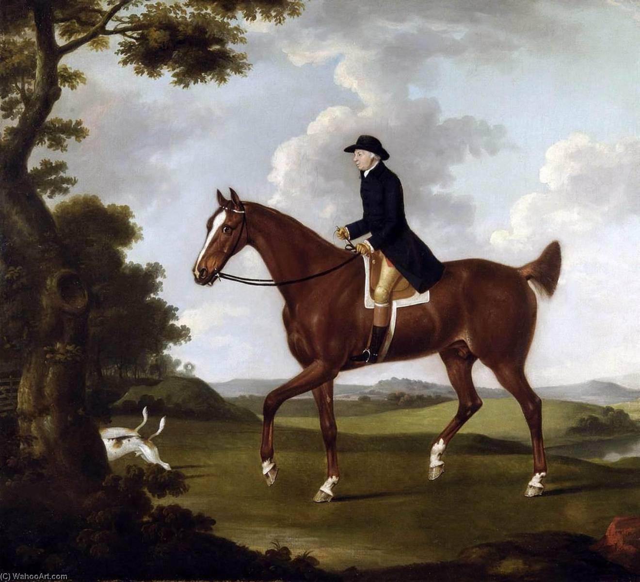A Gentleman On His Bay Hunter — Thomas Stringer