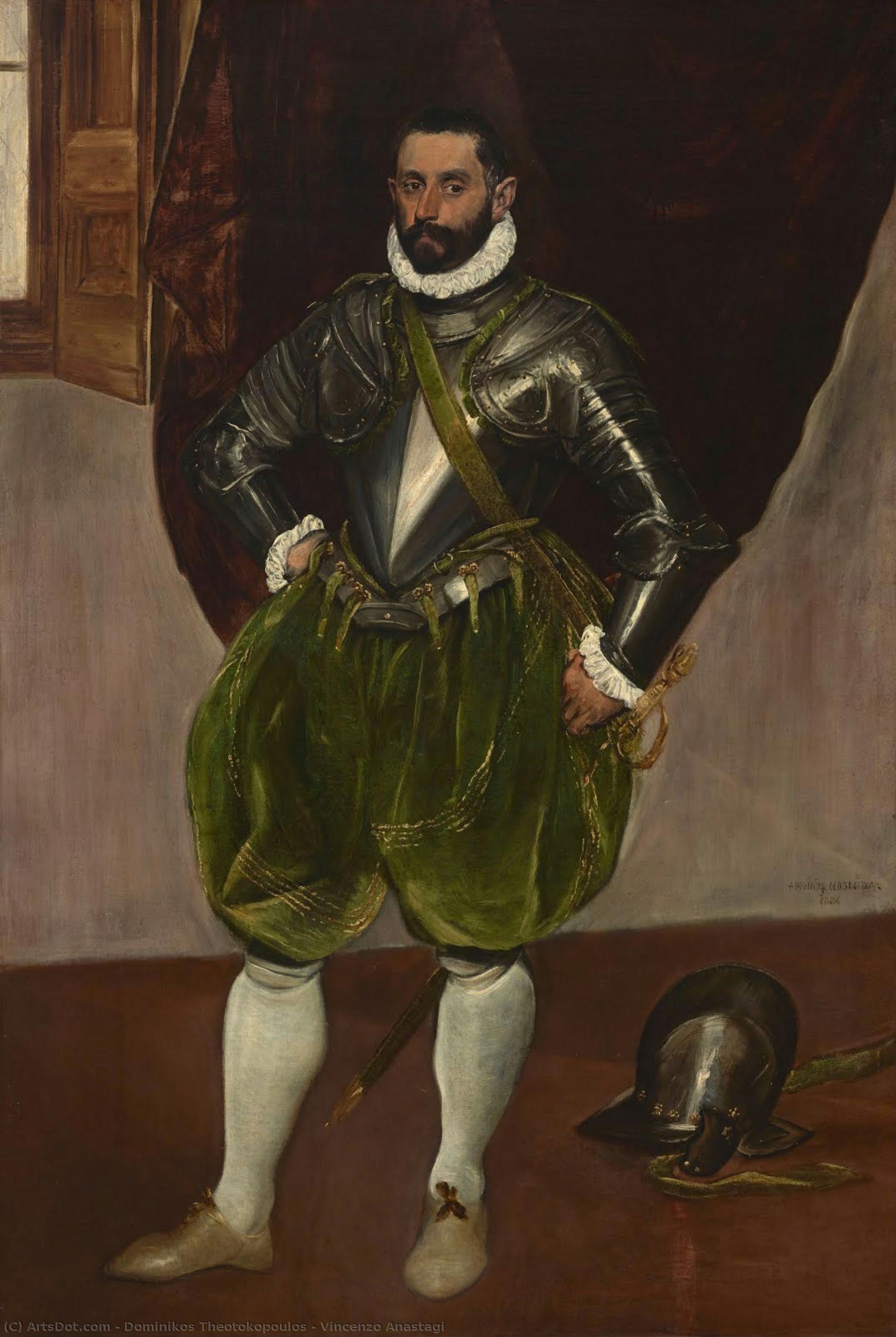 Портрет Винченцо Анастаги — El Greco