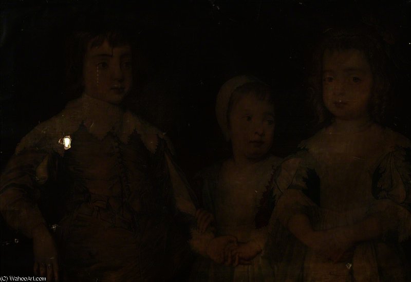 The Three Eldest Children Of Charles I - — Sir Anthony Van Dyck