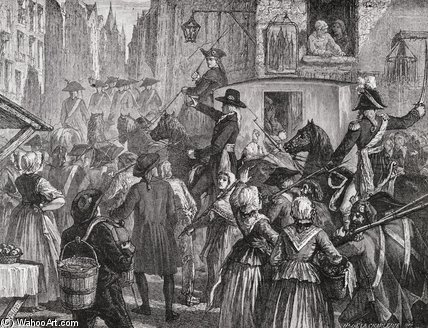 The Royal Family Is Taken To The Temple — Hippolyte De La Charlerie