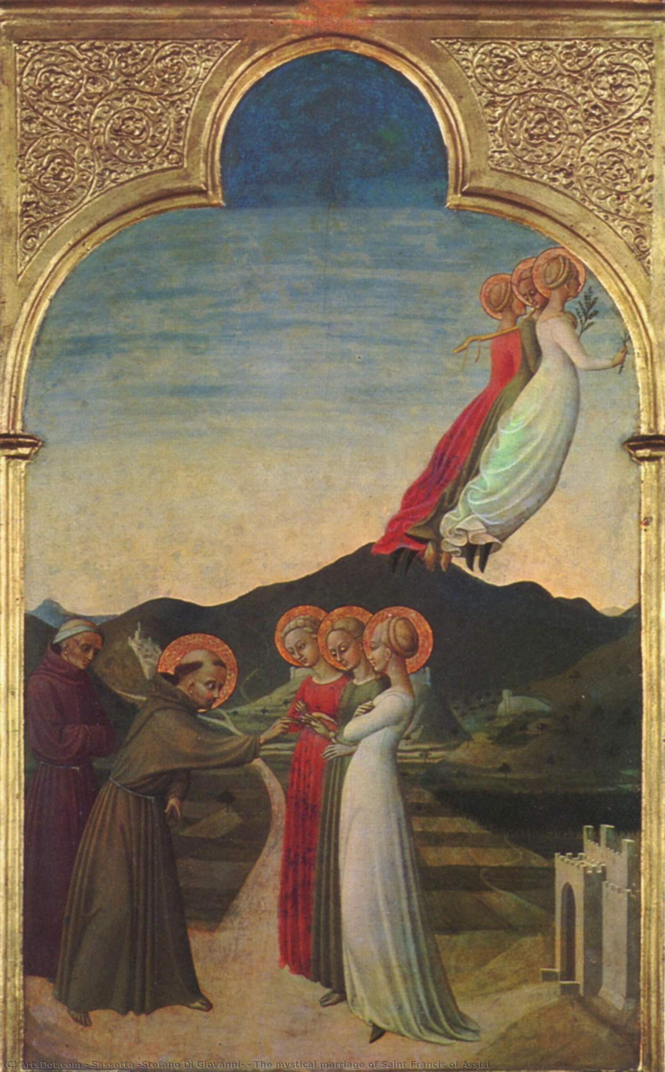 The Mystical Marriage Of Saint Francis Of Assisi — Sassetta (stefano Di Giovanni)