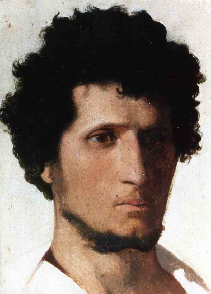 Head Of A Peasant From The Roman Campagne — Jean-léon Gérôme