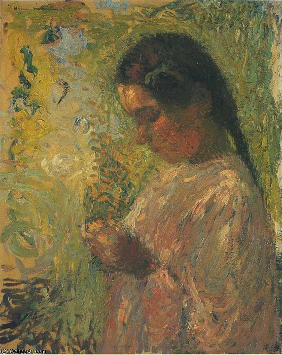 Etude De Jeune Paysanne — Henri Jean Guillaume Martin